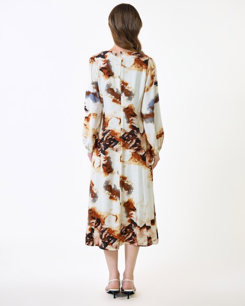 SIXDO G-Brown Woven Loose Dress
